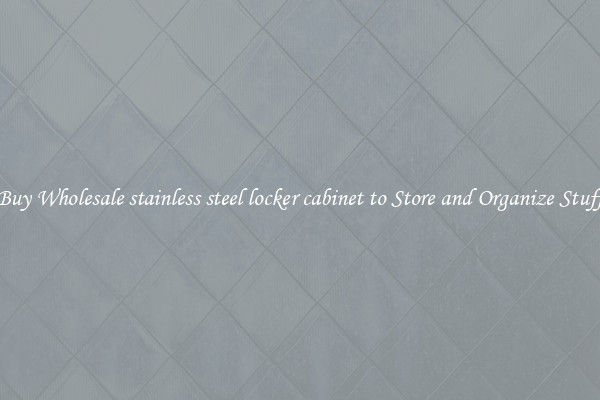 Buy Wholesale stainless steel locker cabinet to Store and Organize Stuff