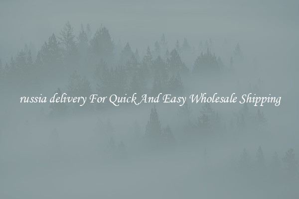 russia delivery For Quick And Easy Wholesale Shipping