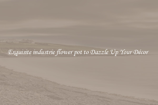 Exquisite industrie flower pot to Dazzle Up Your Décor  