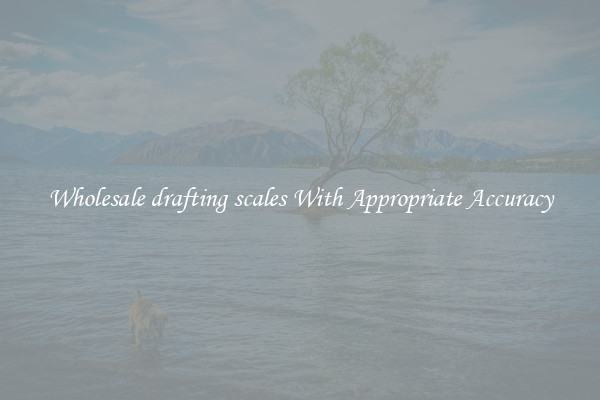 Wholesale drafting scales With Appropriate Accuracy