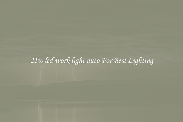 21w led work light auto For Best Lighting