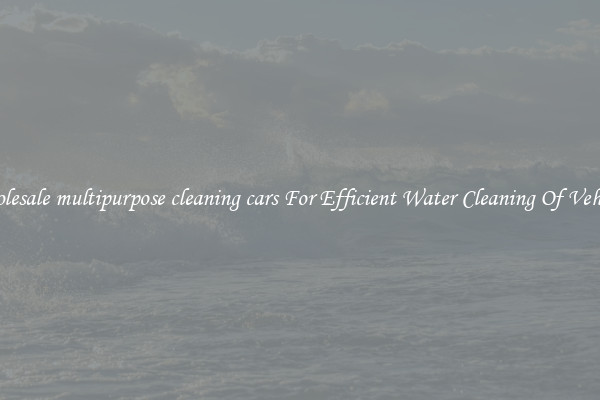 Wholesale multipurpose cleaning cars For Efficient Water Cleaning Of Vehicles