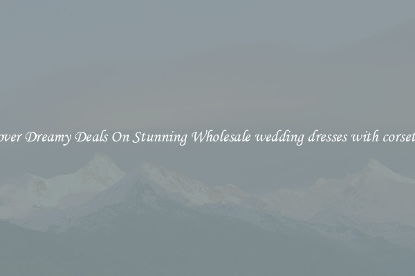 Discover Dreamy Deals On Stunning Wholesale wedding dresses with corset back